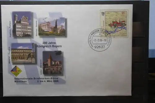Umschlag mit Sonderwertstempel; USo 113; 200 Jahre Königreich Bayern