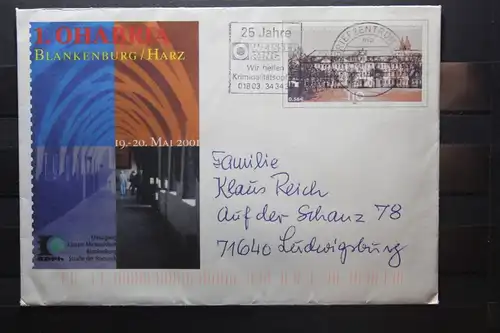 Umschlag mit Sonderwertstempel; USo 27; 1. OHABRIA 2001