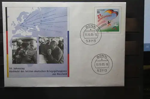 Umschlag mit Sonderwertstempel; USo 105; Rückkehr Kriegsgefangener