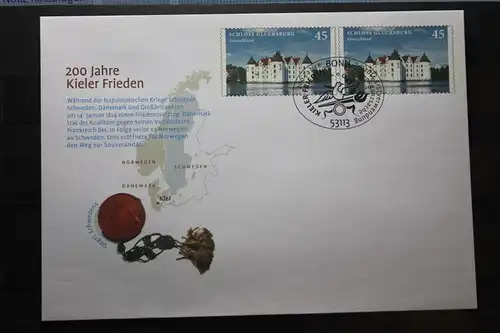 Umschlag mit Sonderwertstempel; USo 313; 200 Jahre Kieler Frieden