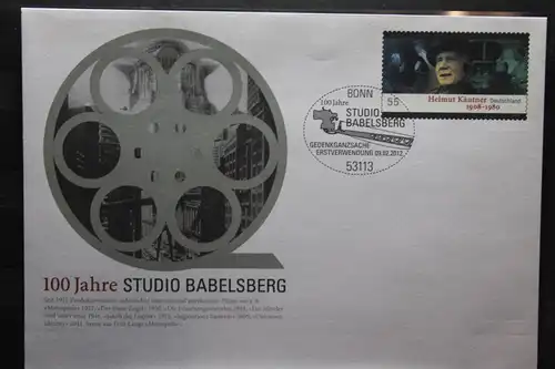 Umschlag mit Sonderwertstempel; USo 260, Studio Babelsberg, 2012
