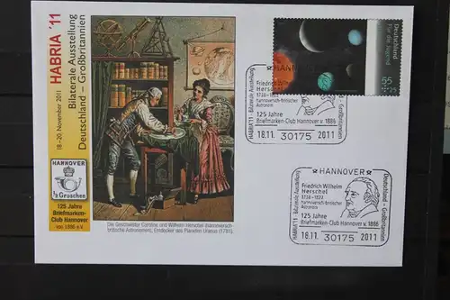 Umschlag mit Sonderwertstempel; USo 251, HABRIA 11; Hannover 2011