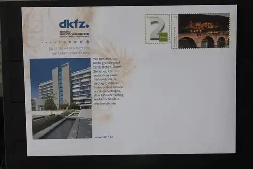 Umschlag mit Sonderwertstempel; USo 327, Dt. Krebsforschungszentrum 