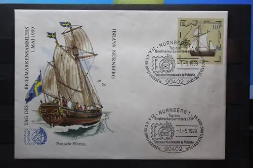 Umschlag mit Sonderwertstempel; USo 8; IBRA 99 Nürnberg