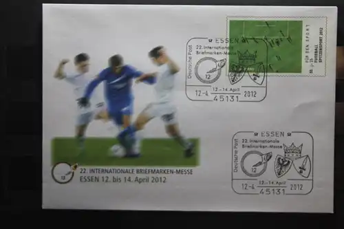 Umschlag mit Sonderwertstempel; USo 264, 22. Intern. Briefmarken-Messe Essen 2012