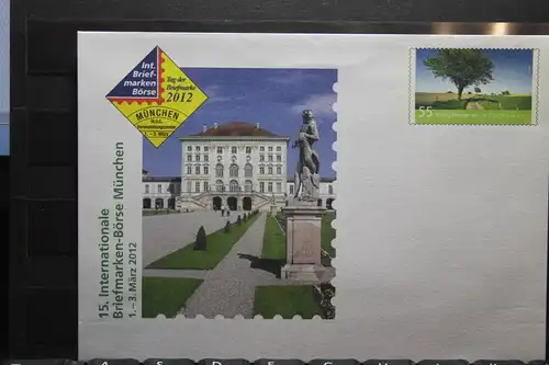 Umschlag mit Sonderwertstempel; USo 263, 15. Intern. Briefmarken-Börse München 2012