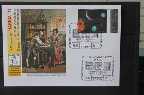 Umschlag mit Sonderwertstempel; USo 251, HABRIA 11; Hannover 2011