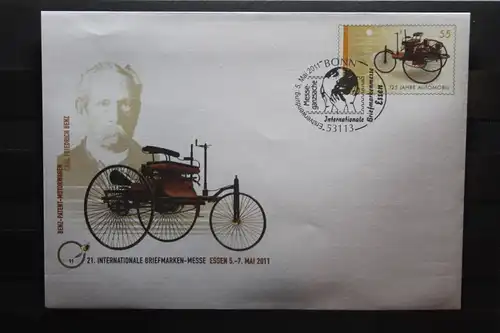 Umschlag mit Sonderwertstempel; USo 238; 21. Intern. Briefmarken-Messe Essen 2011