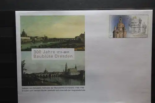 Umschlag mit Sonderwertstempel; USo 240; 300 Jahre Baublüte Dresden, 2011