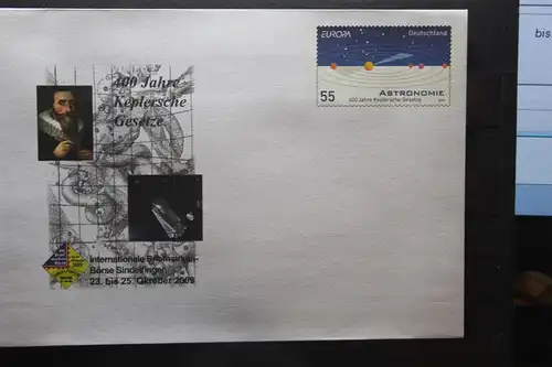 Umschlag mit Sonderwertstempel; USo 192; Intern. Briefmarken-Börse Sindelfingen 2009