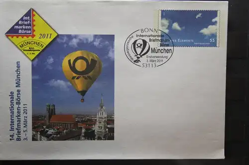 Umschlag mit Sonderwertstempel; USo 232; Intern. Briefmarken-Börse München 2011