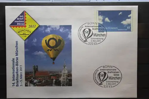 Umschlag mit Sonderwertstempel; USo 232; Intern. Briefmarken-Börse München 2011