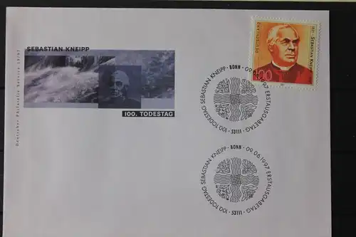 Ersttagsbrief Künstler- Ersttagsbrief FDC der Deutsche Postphilatelie: Sebastian Kneipp