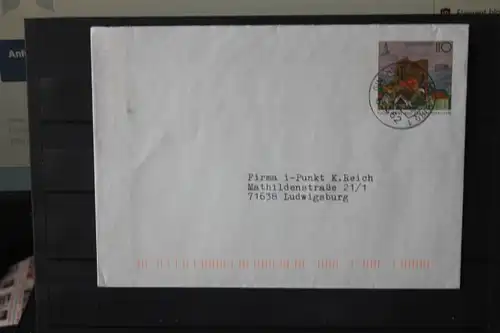 Umschlag mit Sonderwertstempel; USo 1; Bad Frankenhausen