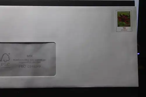 Umschlag mit Dauerwertstempel; U55 B