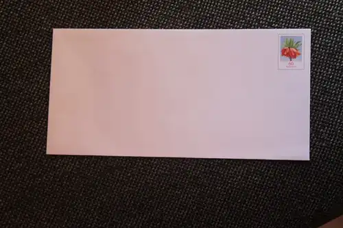 Umschlag mit Dauerwertstempel; U 45