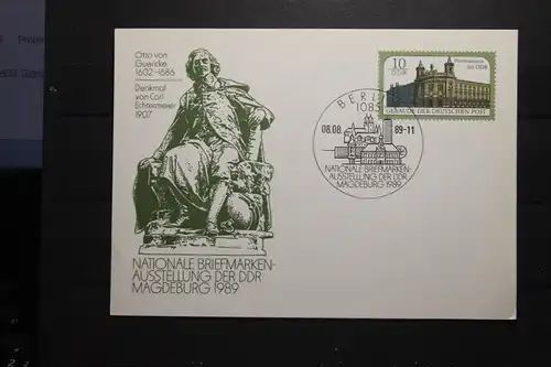 Nationale Briefmarkenausstellung Magdeburg 1989