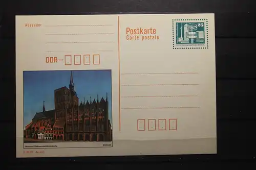 Bildpostkarte Bauwerke; Stralsund