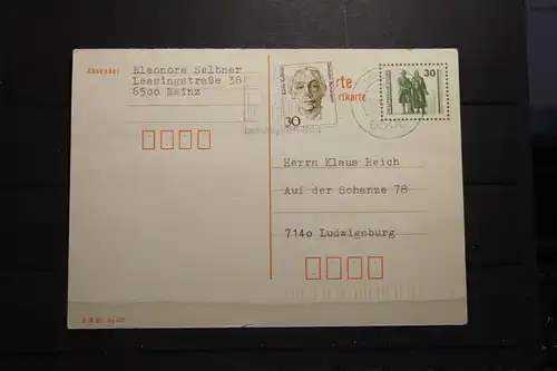 Postkarte; Neue Währung; P108 F