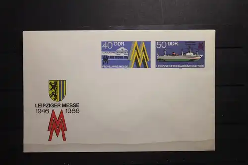 Umschlag mit Sonderwertstempel; U4, Leipziger Messe