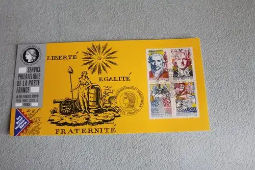 Ausstellungskarte der POSTE FRANCE: Internationale Briefmarken-Börse Sindelfingen 1990