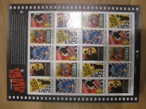 USA Kleinbogen 2008 ** &amp;quot;Vintage Black Cinema&amp;quot; 20 Marken