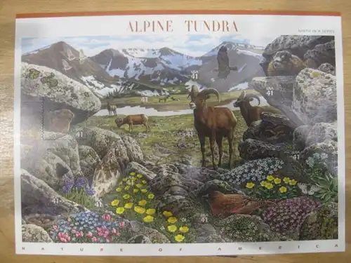 USA Kleinbogen 2007 ** ;Nature of America - Alpine Tundra