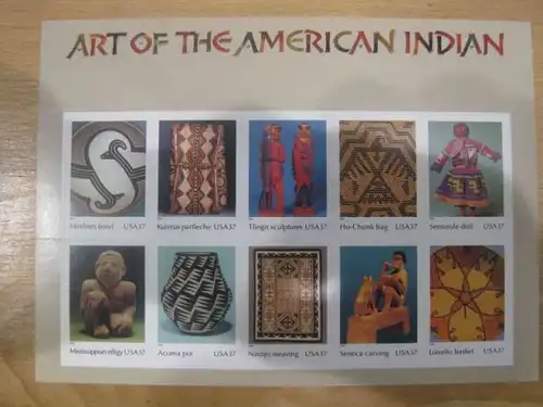 USA Kleinbogen 2004 ** 10 Marken ;Art of the American Indian