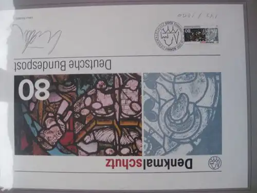 Künstleredition ;Denkmalschutz 1986 ; Handsigniert und numeriert 142/1000, Briefmarkengrafik