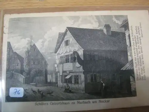 Marbach a. N. Schillers Geburtshaus