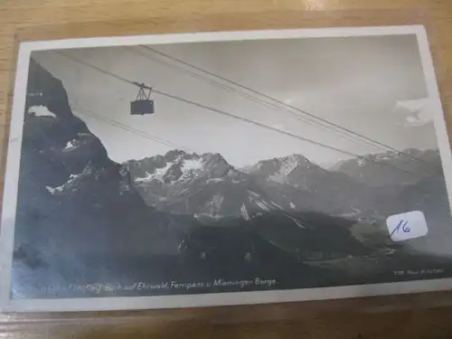 Zugspitzbahn Blick auf Ehrwald