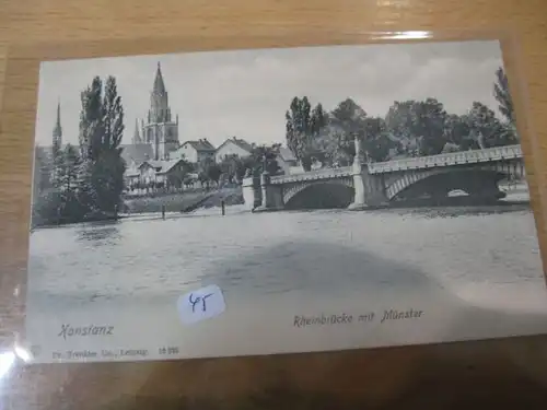 Konstanz Rheinbrücke mit Münster