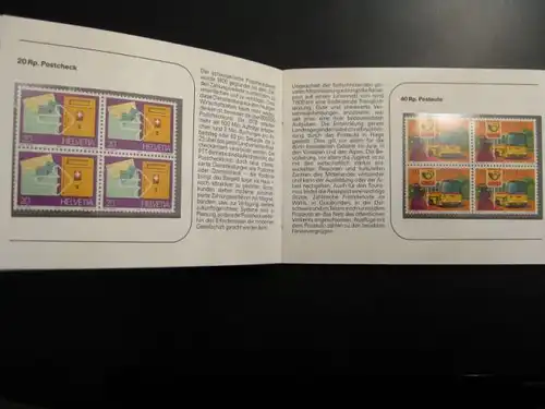 PTT-Souvenierheft 1980, Italienische Ausgabe mit Jubiläums-Vignette 1030-1980