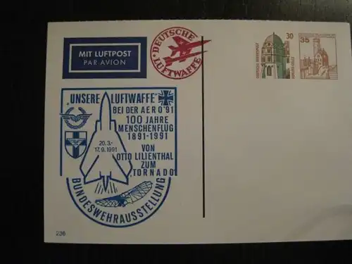 Privatganzsache Deutsche Luftwaffe, Luftpostkarte