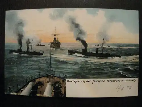 Colorkarte von 1907, Torpedobootdivision