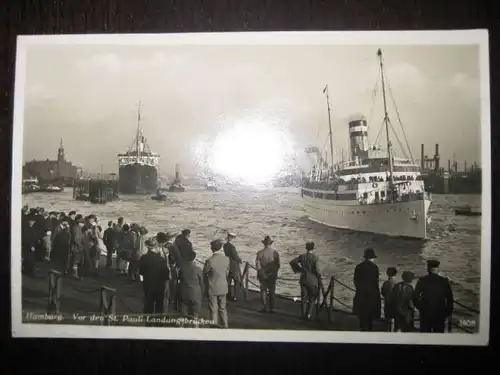 Postkarte Hamburger Hafen Hamburg