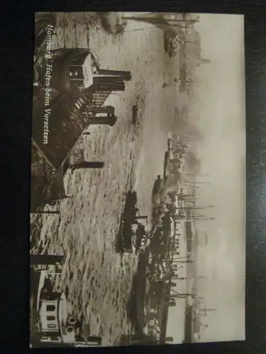 Postkarte Hamburger Hafen