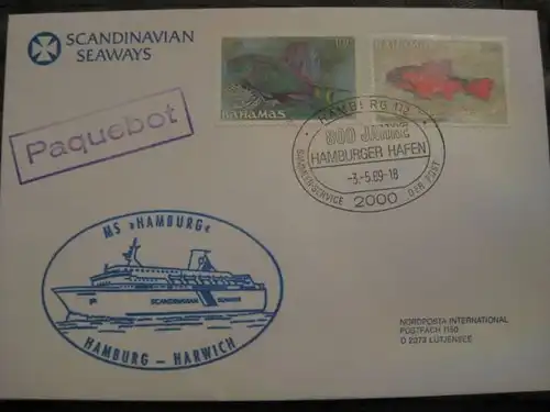 Paquebot Scandinavian Seaways &quot;MS Hamburg&quot; Hamburg - Bahamas - Harwich
