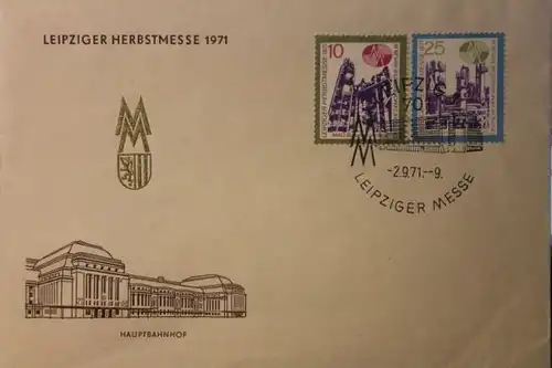 Leipziger Messe FDC 1971