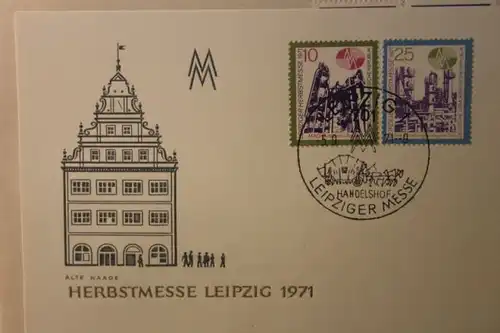 Leipziger Messe FDC - Karte 1971