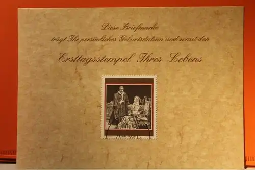 23.5.1969; Geburtstagskarte- Ersttagskarte - Diese Briefmarke trägt Ihr persönliches Geburtsdatum und somit den Ersttagsstempel Ihres Lebens