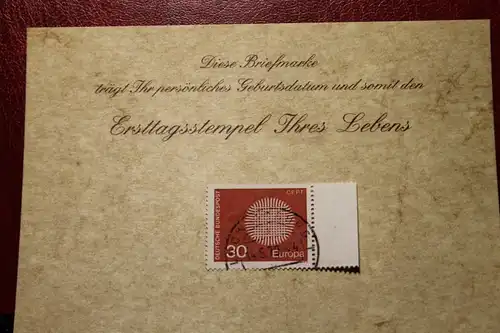 14.5.1970; Personalisierte Geburtstagskarte; Personalisierte Ersttagskarte; Personalisierte Geburtskarte