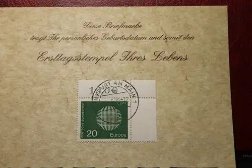 4.5.1970; Personalisierte Geburtstagskarte; Personalisierte Ersttagskarte; Personalisierte Geburtskarte