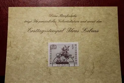 22.3.1971; Personalisierte Geburtstagskarte; Personalisierte Ersttagskarte; Personalisierte Geburtskarte