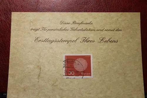 25.8.1971; Personalisierte Geburtstagskarte; Personalisierte Ersttagskarte; Personalisierte Geburtskarte