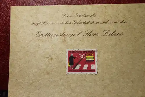 7.6.1971; Personalisierte Geburtstagskarte; Personalisierte Ersttagskarte; Personalisierte Geburtskarte