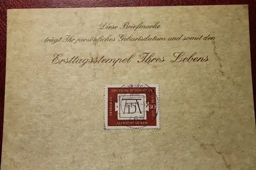 8.7.1971; Personalisierte Geburtstagskarte; Personalisierte Ersttagskarte; Personalisierte Geburtskarte