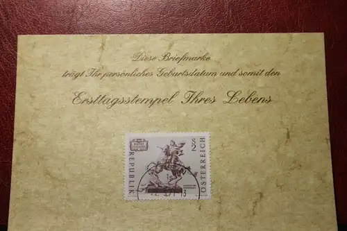 22.3.1971; Personalisierte Geburtstagskarte; Personalisierte Ersttagskarte; Personalisierte Geburtskarte