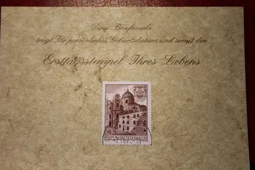 7.11.1972; Personalisierte Geburtstagskarte; Personalisierte Ersttagskarte; Personalisierte Geburtskarte