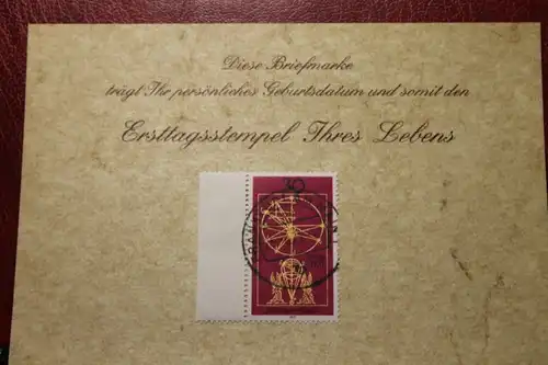 25.6.1971; Personalisierte Geburtstagskarte; Personalisierte Ersttagskarte; Personalisierte Geburtskarte